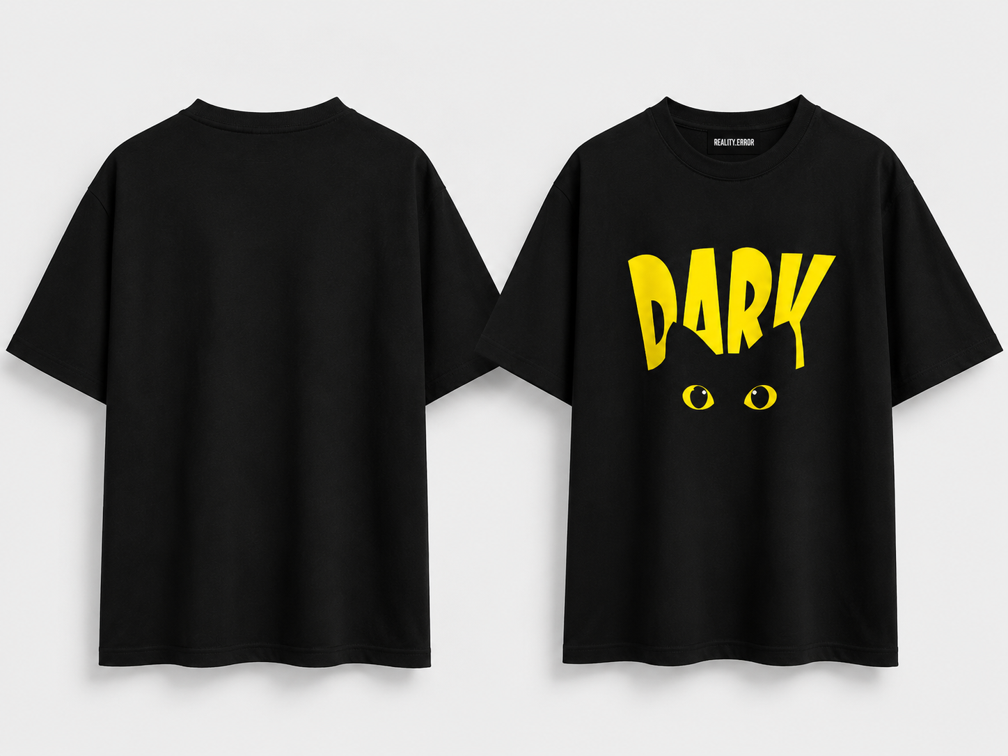 DARK EYES – Regular Fit Graphic Tee (Black)