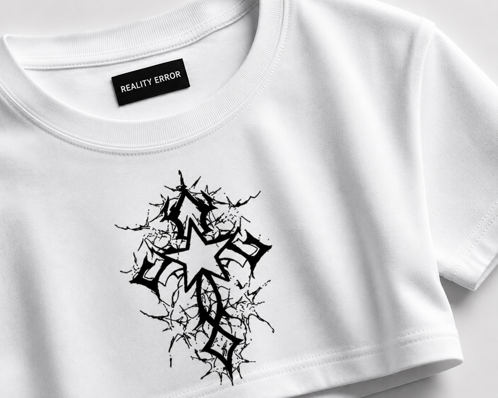 VOID SIGIL – Baby Tee (White)