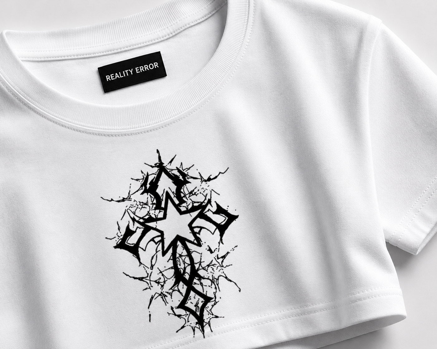 VOID SIGIL – Baby Tee (White)